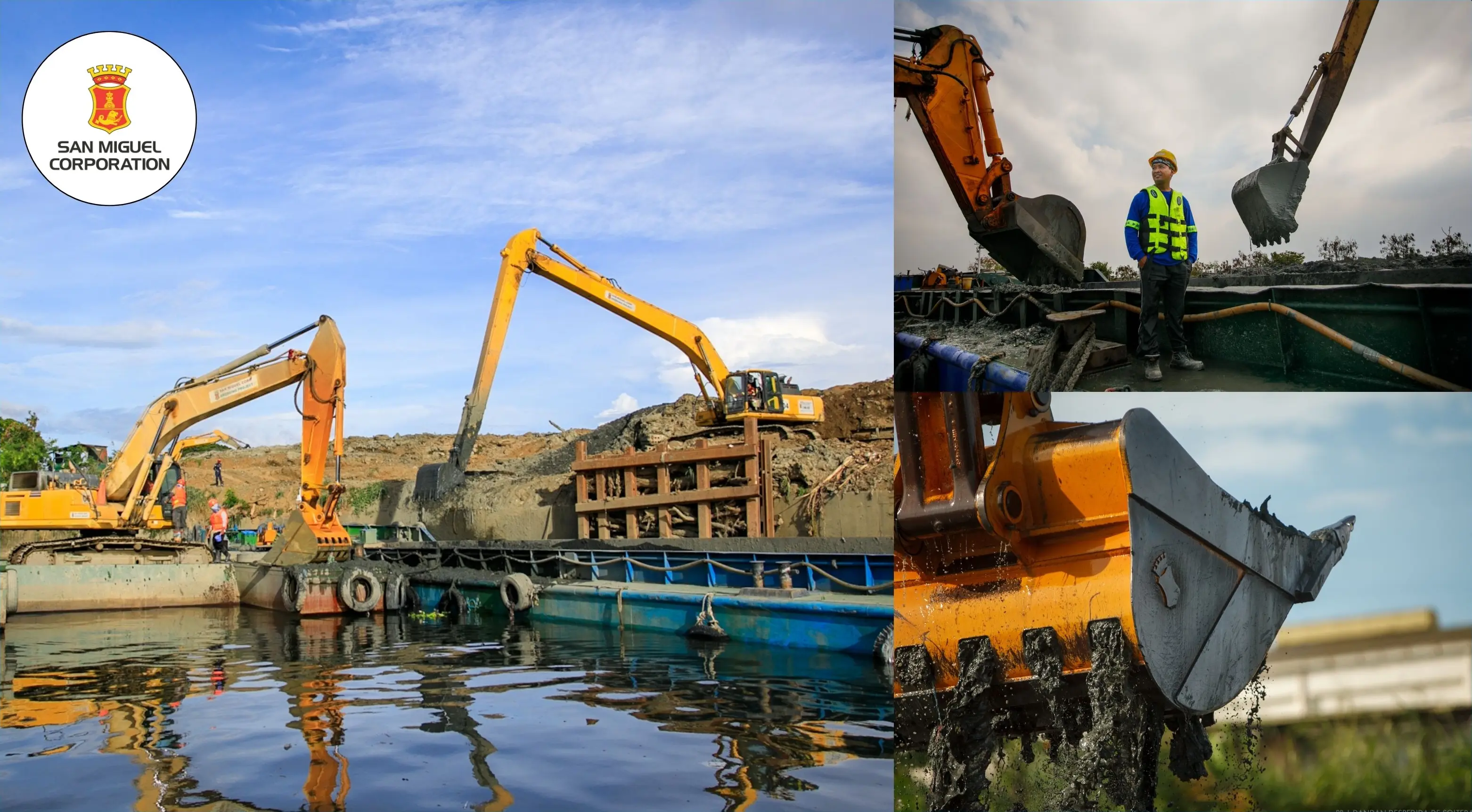 SMC removes over 5 million tons of waste from the Tullahan, Pasig, and ...